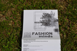 Visual identity, Artwork and Organisation for International conference Fashion Minds. La modaverso la ricerca. Scenari, aziende, persone (Fashion Mind. Fashion toward research. Scenarios, companies, people).